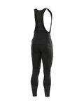 ALÉ Cycling long bib trousers - R-EV1 CLIMA WARM - black