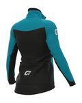 ALÉ Cycling thermal jacket - R-EV1 FUTURE WARM - turquoise