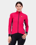 ALÉ Cycling thermal jacket - R-EV1 FUTURE WARM - pink