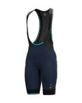 ALÉ Cycling bib shorts - KLIMATIK K-TOUR - blue