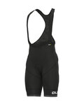 ALÉ Cycling bib shorts - PR-R SELLA PLUS - black/white