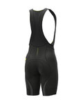 ALÉ Cycling bib shorts - PR-R GREEN SPEED - black