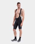 ALÉ Cycling bib shorts - PR-R GREEN SPEED - black