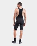 ALÉ Cycling bib shorts - PR-R GREEN SPEED - black
