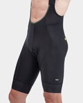 ALÉ Cycling bib shorts - PR-R GREEN SPEED - black