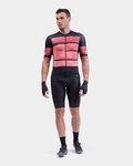 ALÉ Cycling short sleeve jersey - PR-S TRACK - bordeaux