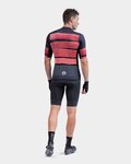 ALÉ Cycling short sleeve jersey - PR-S TRACK - bordeaux