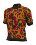 ALÉ Cycling short sleeve jersey - OFF ROAD - GRAVEL WOODLAND - red