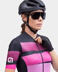 ALÉ Cycling short sleeve jersey - PR-S TRACK LADY - pink
