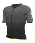 ALÉ Cycling short sleeve jersey - R-EV1  VELOCITY - grey