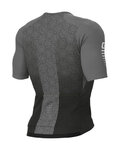 ALÉ Cycling short sleeve jersey - R-EV1  VELOCITY - grey