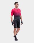 ALÉ Cycling short sleeve jersey - R-EV1  VELOCITY - bordeaux