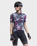 ALÉ Cycling short sleeve jersey - PR-S GARDEN LADY - blue