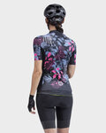 ALÉ Cycling short sleeve jersey - PR-S GARDEN LADY - blue