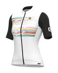 ALÉ Cycling short sleeve jersey - PR-S LOGO LADY - white