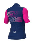 ALÉ Cycling short sleeve jersey - PR-S LOGO LADY - purple/pink