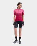 ALÉ Cycling short sleeve jersey - SOLID LEVEL LADY - bordeaux