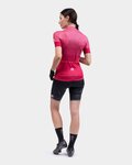 ALÉ Cycling short sleeve jersey - SOLID LEVEL LADY - bordeaux
