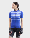 ALÉ Cycling short sleeve jersey - SOLID WAVES LADY - blue