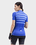ALÉ Cycling short sleeve jersey - SOLID WAVES LADY - blue