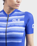ALÉ Cycling short sleeve jersey - SOLID WAVES LADY - blue