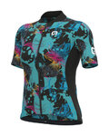 ALÉ Cycling short sleeve jersey - SOLID CHIOS LADY - turquoise