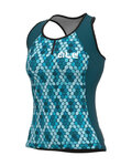 ALÉ Cycling sleeveless jersey - SOLID CANDY LADY - turquoise