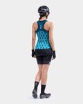 ALÉ Cycling sleeveless jersey - SOLID CANDY LADY - turquoise