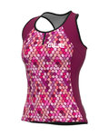 ALÉ Cycling sleeveless jersey - SOLID CANDY LADY - pink