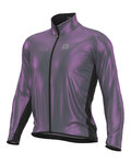 ALÉ Cycling windproof jacket - GUSCIO CLEVER - purple
