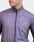 ALÉ Cycling windproof jacket - GUSCIO CLEVER - purple