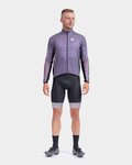ALÉ Cycling windproof jacket - GUSCIO CLEVER - purple