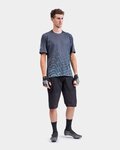 ALÉ Cycling short sleeve jersey - OFF ROAD - MTB VISUAL - grey