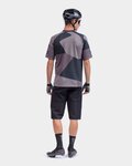 ALÉ Cycling short sleeve jersey - OFF ROAD - MTB SWEDISH CAMO - grey