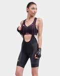 ALÉ Cycling bib shorts -  R-EV1  VELOCITY HD LADY - black