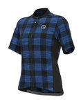 ALÉ Cycling short sleeve jersey - OFF ROAD - GRAVEL SCOTTISH LADY - blue