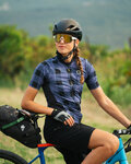 ALÉ Cycling short sleeve jersey - OFF ROAD - GRAVEL SCOTTISH LADY - blue