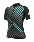 ALÉ Cycling short sleeve jersey - PR-R FAST LADY - black