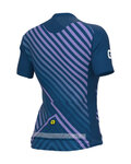 ALÉ Cycling short sleeve jersey - PR-R FAST LADY - blue