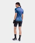 ALÉ Cycling short sleeve jersey - PR-R FAST LADY - blue