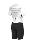 ALÉ Cycling skinsuit - R-EV1 HIVE - white