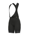 ALÉ Cycling bib shorts -  PR-R SELLA PLUS LADY - black