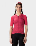 ALÉ Cycling short sleeve jersey - R-EV1  VELOCITY LADY - bordeaux