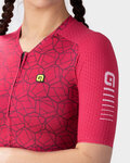 ALÉ Cycling short sleeve jersey - R-EV1  VELOCITY LADY - bordeaux