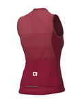 ALÉ Cycling sleeveless jersey - SOLID LEVEL LADY - bordeaux