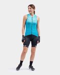 ALÉ Cycling sleeveless jersey - SOLID LEVEL LADY - green