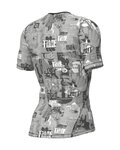 ALÉ Cycling short sleeve t-shirt - INTIMO BREAK - grey