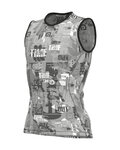 ALÉ Cycling sleeve less t-shirt - INTIMO BREAK - grey
