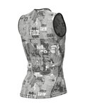 ALÉ Cycling sleeve less t-shirt - INTIMO BREAK - grey