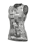 ALÉ Cycling tank top - INTIMO BREAK - grey